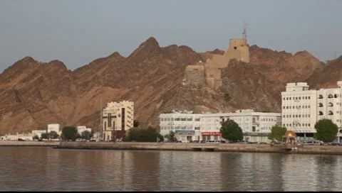 Mutrah Corniche, Oman Stock-Footage 7899066
