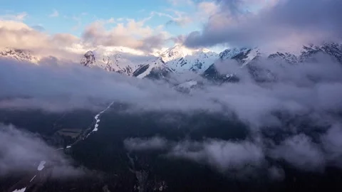 Muttekopf sunrise timelapse Video stock 239265360