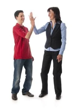 Mutter und Sohn Stock Photos