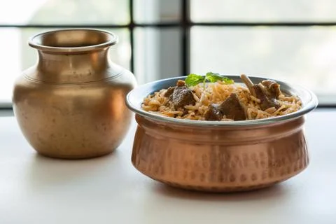 Mutton biryani Foto stock