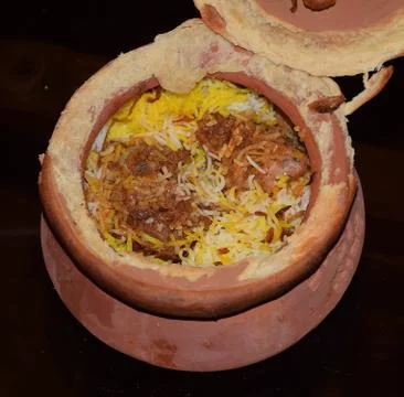 Mutton Biryani Stock Photos