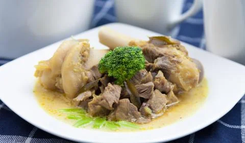 Mutton Curry Foto stock