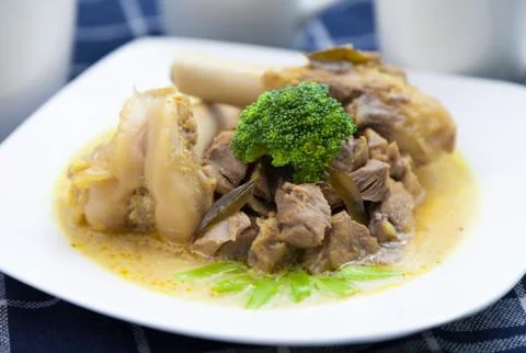 Mutton Curry Foto stock