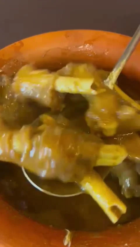 MUTTON LEG PAYA NIHARI  Stock-Footage 246485040