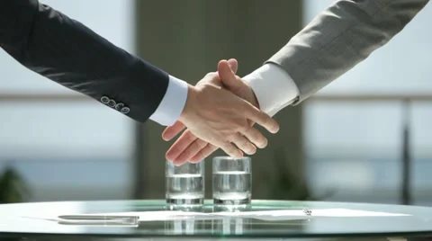Mutual agreement Stock Footage