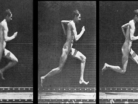 Muybridge Man Running Видео 96131