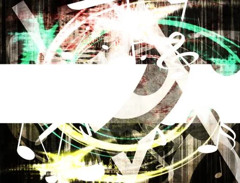 Muzical background Stock Illustration