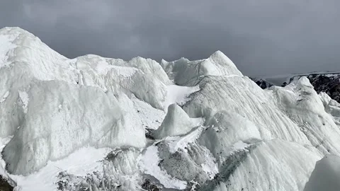 Muztagh Ata Glacier No. 2 in Xinjiang China Vídeos de archivo 345023699
