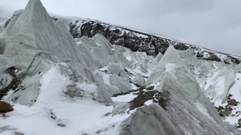 Muztagh Ata No. 2 Glacier Xinjiang China 스톡 동영상 345023686
