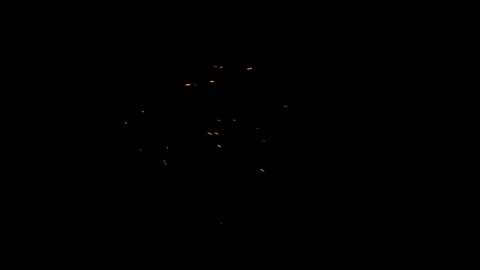 Muzzle flash effect on black background Stock Footage 318868994