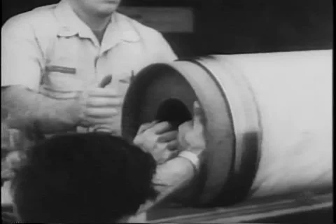 Muzzle Loaded Rocket Testing Holloman Air Force Base, New Mexico 5.12.1967 動画素材 293479006