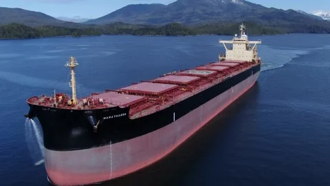 MV Marathassa slow drone orbit 4K Footage Stock Footage 149137965