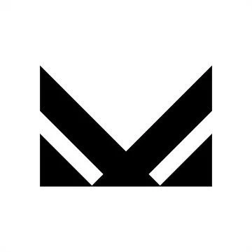 Mv, vm initials geometric letter company logo Illustrazione stock