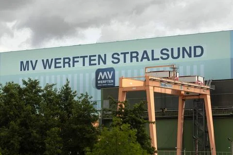 MV Werften Stralsund 14.07.2022, Stralsund, GER - MV Werften Stralsund, St... Stock Photos