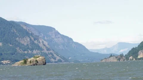 MVI 0269-static shot of Gorge Stock Footage 8955296