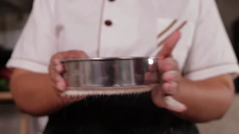 MVI 1022 fat chef making pizza Stock Footage 335296854