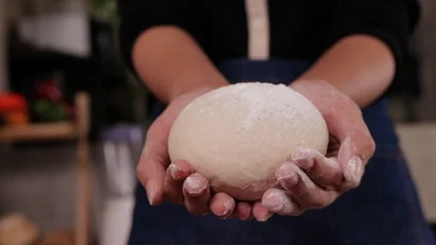 MVI 1219 chef making pizza Stock Footage 335296899