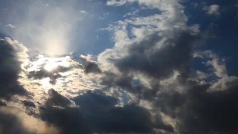 MVI 7716 Cloudy sunset Stock Footage 166565920