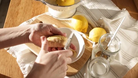 MVI 8747 - ginger peel Stock Footage 127085695