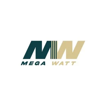 MW Architects Logo Stock Illustration