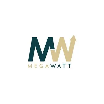 MW Architects Logo Illustrazione stock
