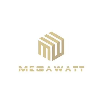 MW Architects Logo Stock Illustration