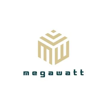 MW Architects Logo Stock Illustration