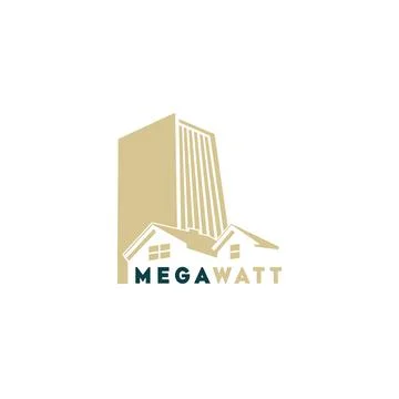 MW Architects Logo Stock Illustration