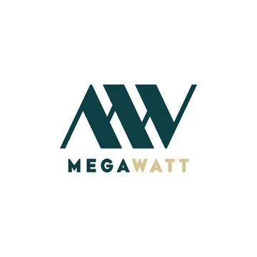 MW Architects Logo Stock Illustration