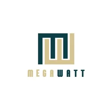 MW Architects Logo Stock Illustration