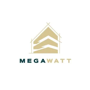 MW Architects Logo Stock Illustration