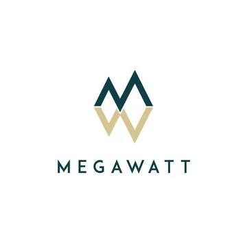 MW Architects Logo Stock Illustration