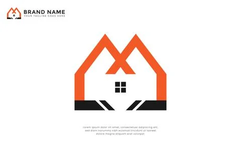 MW House Logo. Stock-Illustration