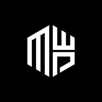 MWP logo MWP icon MWP monogram MWP letter minimalist Circle flat Unique mod.. Illustrazione stock