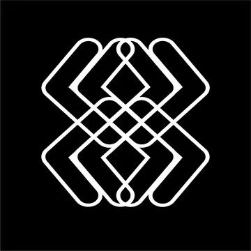 MW,WM, MM, WW initials logo Stock Illustration