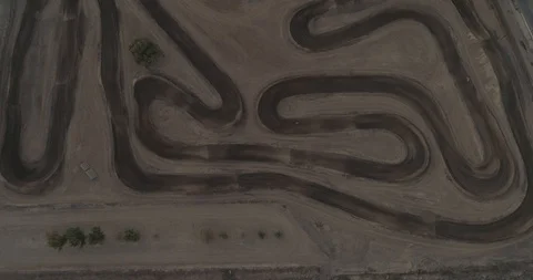 MX Dirtbike Track Stock Footage 98468043