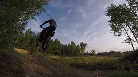 Mx fisheye gap jump Stock Footage 52146232