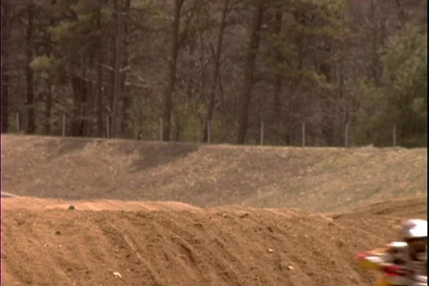 MX Race Jump Video stock 98852