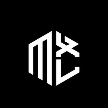 MXL logo MXL icon MXL monogram MXL letter minimalist Circle flat Unique mod.. Stock Illustration