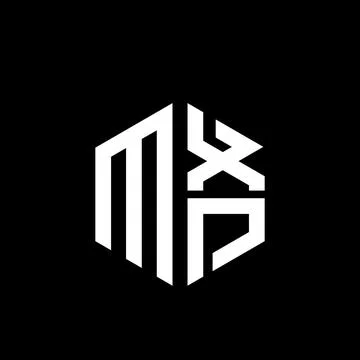 .MXP logo MXP icon MXP monogram MXP letter minimalist Circle flat Unique mo.. Stock Illustration