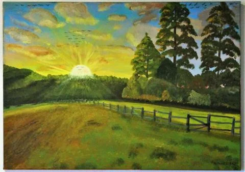 My Acryl Canvas Stock Illustration