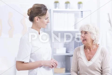 My back hurts me very much... Stock Photos