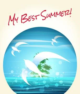 My Best Summer Stock Illustration