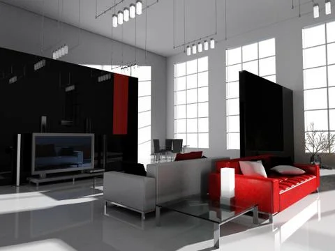 My drawing room Stock Illustration