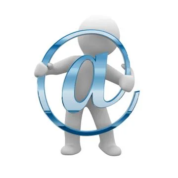 This is my email Stock Illustration