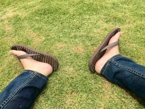 My feet Stock Photos