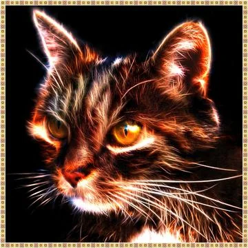 My gorgeous cat Illustrazione stock