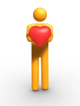My heart Stock Illustration