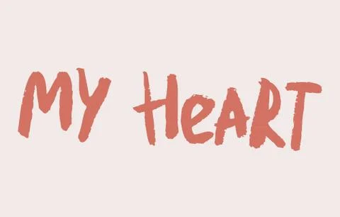 My heart Stock Illustration
