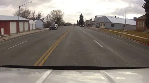 My Hometown driving fast TL 0002 Stock Footage 9455334